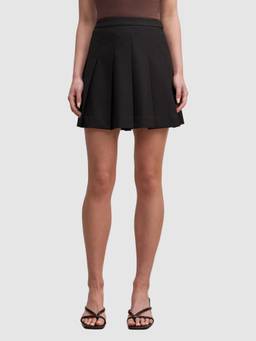 Forever New - Black Alisha Pleated Mini Skirt