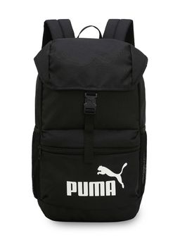 Puma - Black Phase Trend-Led Design Hooded Backpack