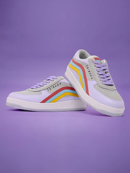 The Souled Store - Official FRIENDS: Multi-Color Wave Women Sneakers