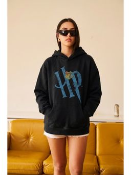 Bonkers Corner - Hedwig Guardian Black Hoodie for Women