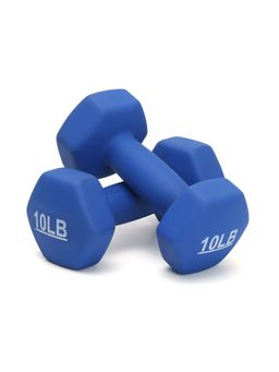 KAKSS - Neoprene Workout Fixed Weight Dumbbell - 10-Pound- Set of 2Pc