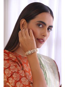 SWABHIMANN - Dimani Green Polki Bracelet