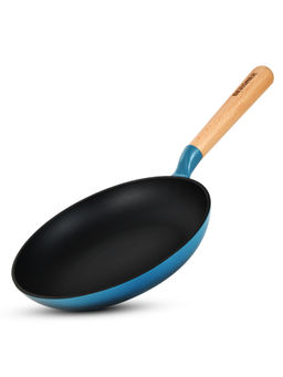Bergner - Excalibur Light Cast Iron Induction Bottom Blue Frying Pan