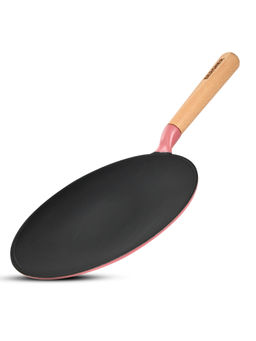 Bergner - Excalibur Light Cast Iron Induction Bottom Pink Roti Tava (26 cm)