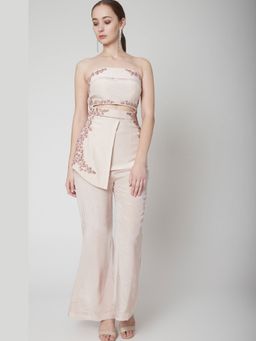 Jade by Ashima - Peach Tube Top and Pant