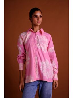 BUDUN - Rosie Floral Drawstring Shirt Top