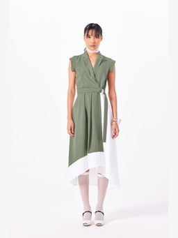 Notebook - Jade Green A Line Midi Dress