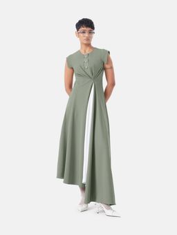 Notebook - Magnolia Grey A Line Midi Dress