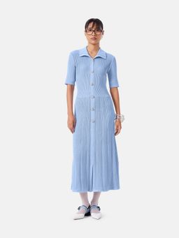 Notebook - Natalia Blue A Line Midi Dress