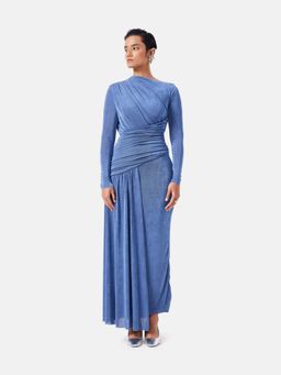 Notebook - Ruth Blue Bodycon Maxi Dress