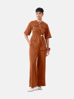 Notebook - Rust Cotton Top with Pant