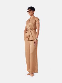 Notebook - Bronze Polyester Top with Pant