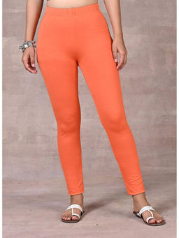 Lakshita - Orange Plain Tights
