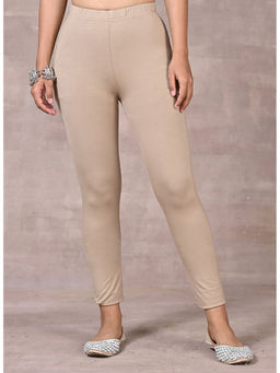 Lakshita - Bright Beige Plain Tights