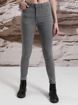 TOKYO TALKIES - Women Grey Skinny Fit Stretchable Jeans