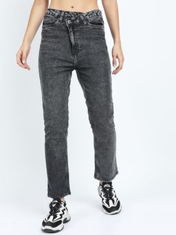 TOKYO TALKIES - Women Grey Solid Clean look Jeans