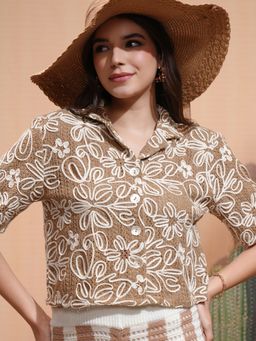 TOKYO TALKIES - Women Floral Opaque Casual Shirt