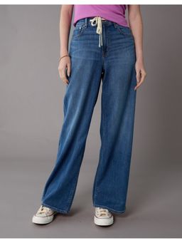 American Eagle - Dreamy Drapey Stretch Super High-Waisted Baggy Wide-Leg Jeans