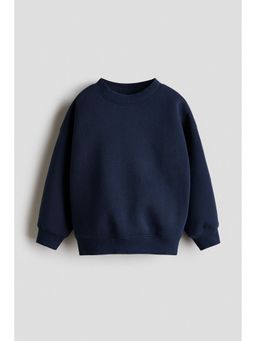 H&M - Boys Blue Brushed-Inside Sweatshirt