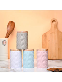 Voncasa - Tin Jar Set of 4 507 Ml