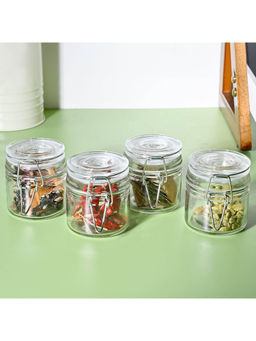 Voncasa - Glass Jar Set of 4 80Ml