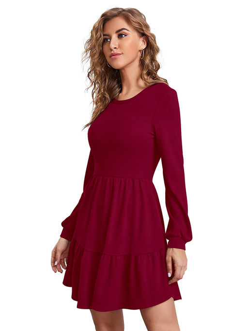 maroon skater dress Wine Lace Mini Dress - Lace Skater Dress - Plunge Bodice Skater