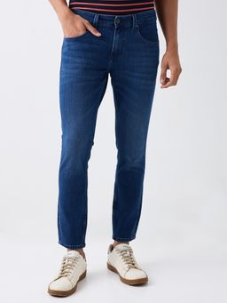 Spykar - Men Slim Fit Mid-Rise Light Fade Jeans