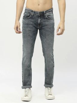 Spykar - Men Bluish Grey Slim Fit Low Rise Jeans