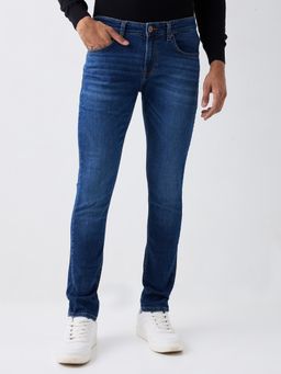 Spykar - Men Slim Fit Mid-Rise Light Fade Jeans
