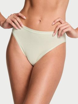 Victoria's Secret - Green Stretch Cotton High Leg Brief