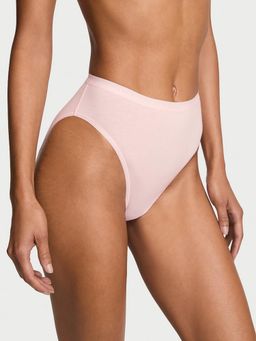 Victoria's Secret - Pink Stretch Cotton High Leg Brief