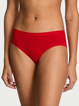 Victoria's Secret - Red Stretch Cotton High Leg Brief