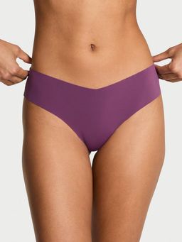 Victoria's Secret - Purple No Show Plaid Mesh Thong Panty
