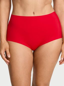 Victoria's Secret - Red No Show Plaid Mesh Modern Brief Panty
