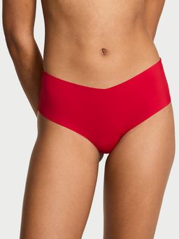 Victoria's Secret - Red No Show Plaid Mesh Cheeky Brief Panty