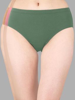 SOIE - Womens High Rise Full Coverage Solid Cotton Stretch Hipsters (Pack Of 3)