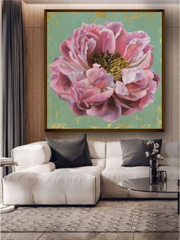 The Art House - Green Pink Abstract Wall Art