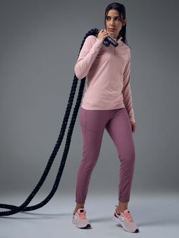 Technosport - Pink Solid Slim T-Shirt