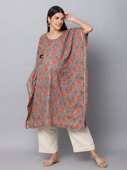 The Mom Store - Chand Sitare Maternity Kaftan with Pant and Nursing (Set of 2)