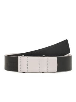 Calvin Klein - Solid Black Leather Classic Belt
