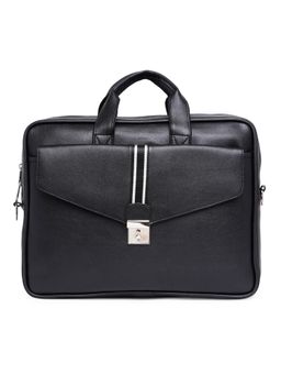 MBOSS - Faux Leather 15.6 Inch Laptop Messenger Bag