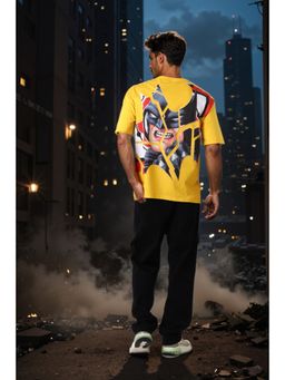 The Indian Garage Co - Men Boxy Fit Batman Printed Crew Neck T-Shirt