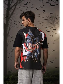 The Indian Garage Co - Men Boxy Fit Batman Printed Crew Neck T-Shirt