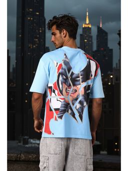 The Indian Garage Co - Men Boxy Fit Batman Printed Crew Neck T-Shirt