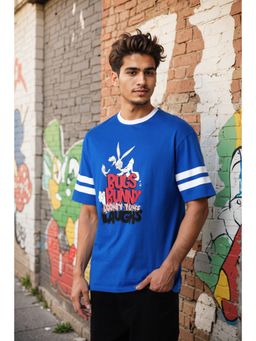 The Indian Garage Co - Men Boxy Fit Bugs Bunny Printed Crew Neck T-Shirt