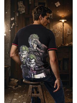 The Indian Garage Co - Men Slim Fit Joker Printed Crew Neck T-Shirt