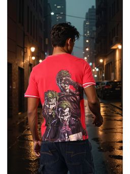 The Indian Garage Co - Men Slim Fit Batman Printed Crew Neck T-Shirt