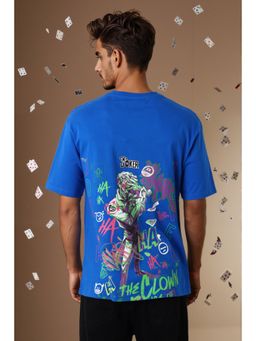 The Indian Garage Co - Men Boxy Fit Joker Printed Crew Neck T-Shirt