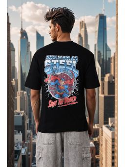 The Indian Garage Co - Men Slim Fit Superman Printed Crew Neck T-Shirt