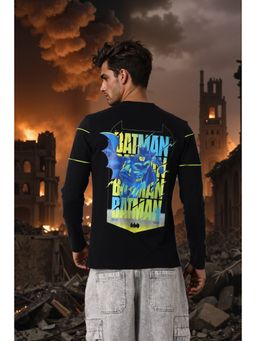 The Indian Garage Co - Men Slim Fit Batman Printed Crew Neck T-Shirt
